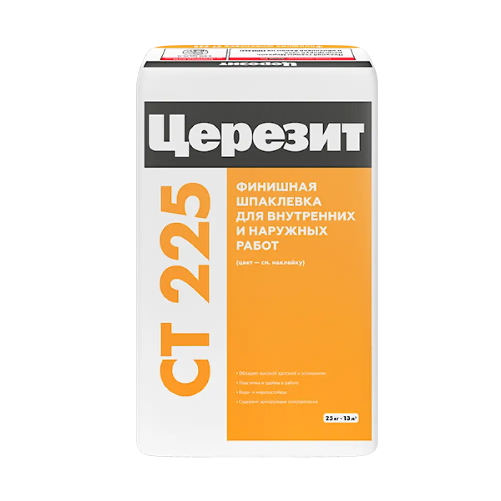 Церезит CT 225, цвет серый, фасовка 25 кг