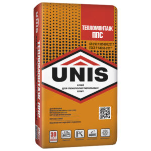 UNIS ТЕПЛОМОНТАЖ клей для ППС