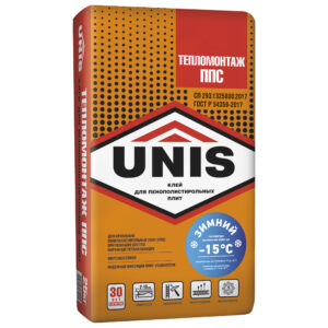 UNIS ТЕПЛОМОНТАЖ клей для ППС зимний