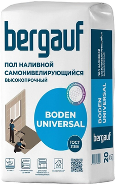 Bergauf Boden Zement Gross 25 кг Наливной пол на цементной основе