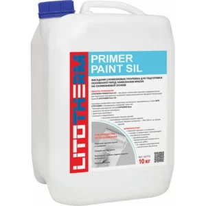 LITOTHERM PRIMER PAINT SIL 10 кг бесцветный пластиковая канистра