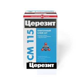 Церезит CM115/25кг Белый Плиточный клей для мозаики и мрамора 25 кг