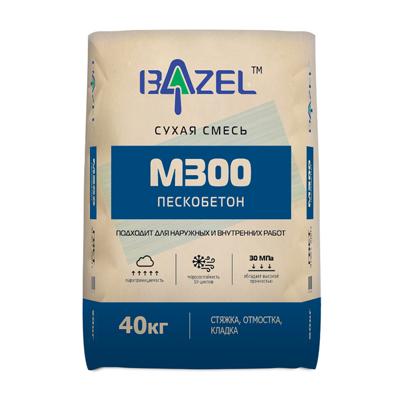 Пескобетон М300 Bazel ГОСТ 31357-2007