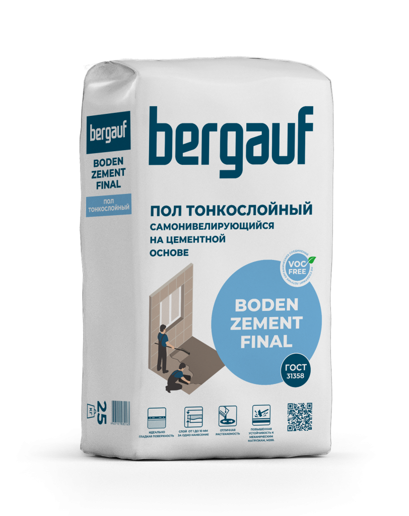 Bergauf Boden Zement Final 25 кг