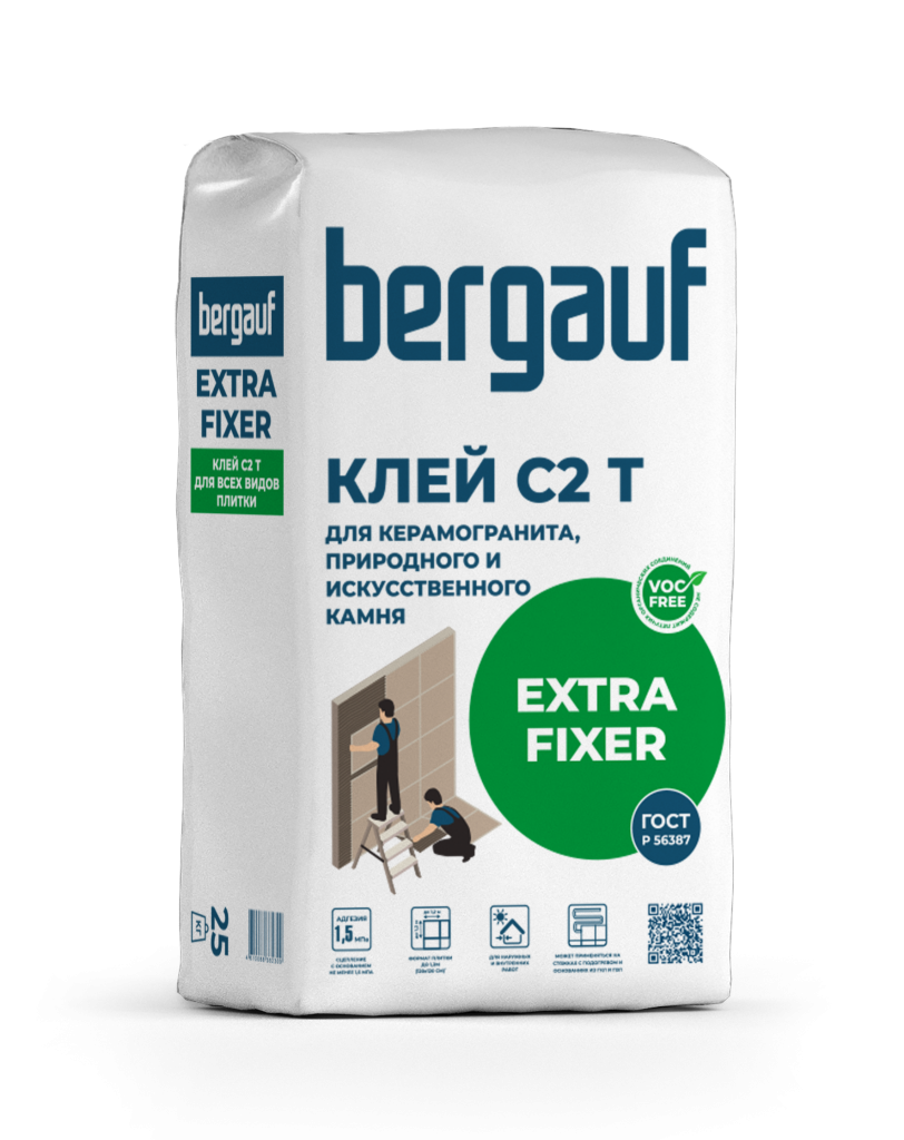 Extra Fixer,25 кг клей для керамогранита, природного и искусственного камня