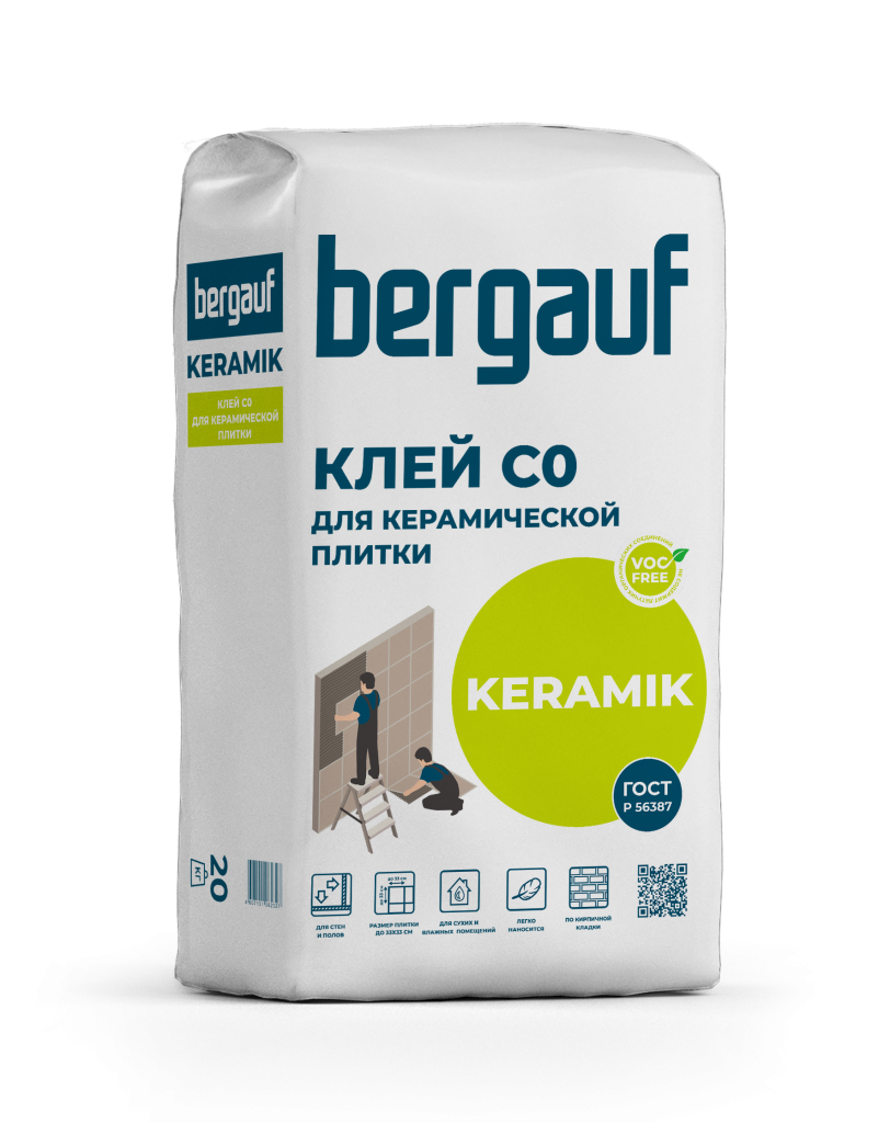 Bergauf Keramik 25 кг Клей для керамической плитки