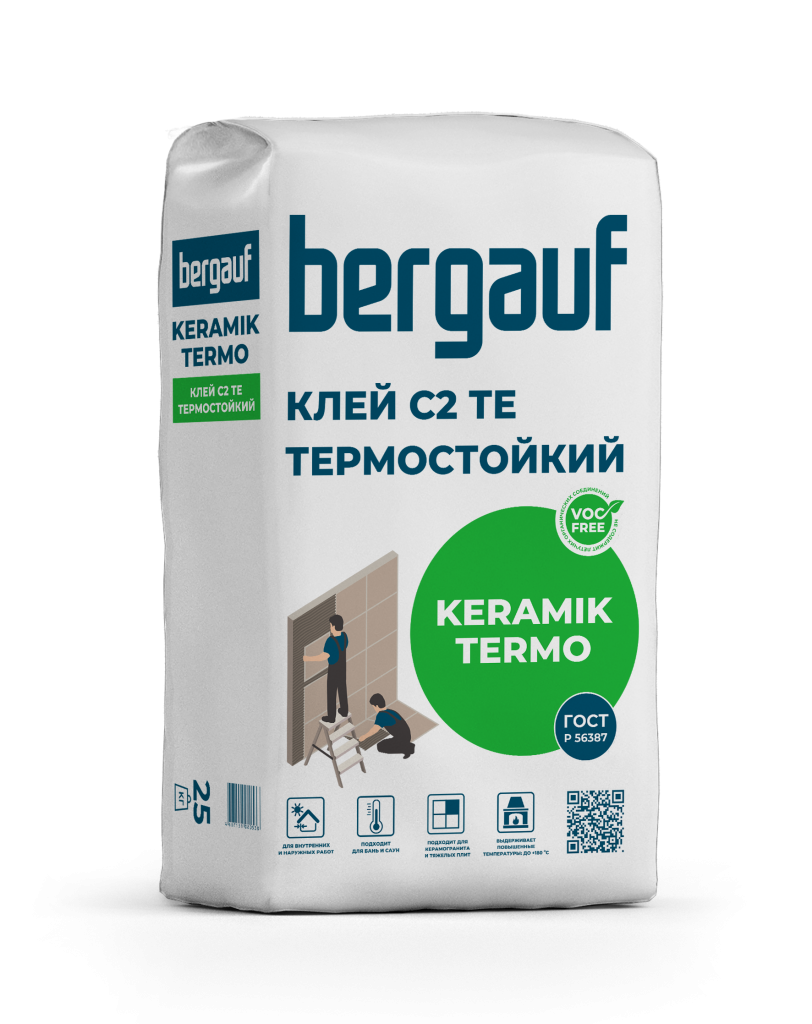 Bergauf Keramik Termo 5 кг Термостойкий клей