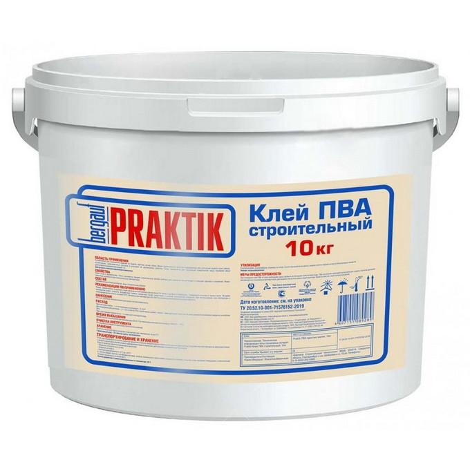 Bergauf Praktik Клей ПВА строительный, 10 кг