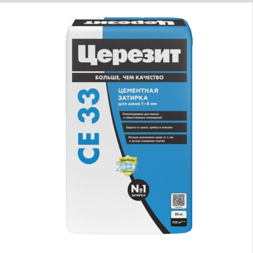 Церезит CE33/25кг Затирка для швов 1-6 мм