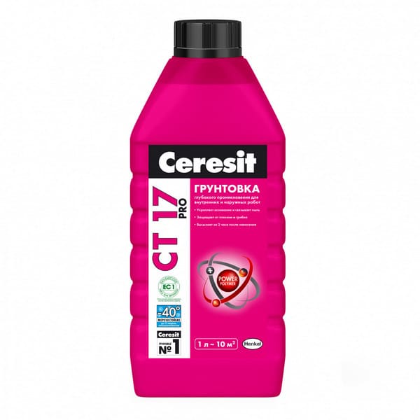 Церезит CT 17 PRO МорозоCTойкий 1л Грунт 1 л