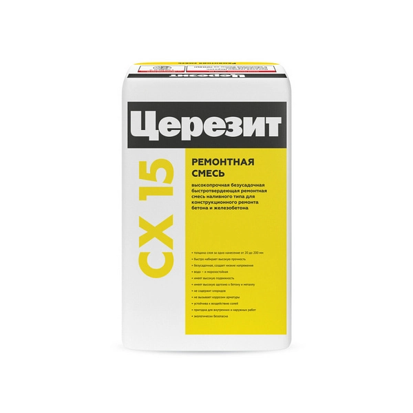 Церезит CX 15/25 Цемент высокопр д/монтажа 25 кг