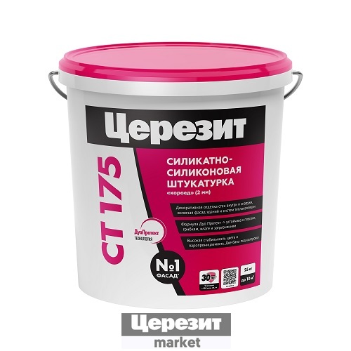 Церезит CT 175 Штукатурка силик-силикон
