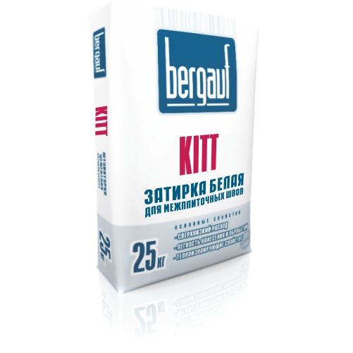 Kitt, затирка белая, 25 кг