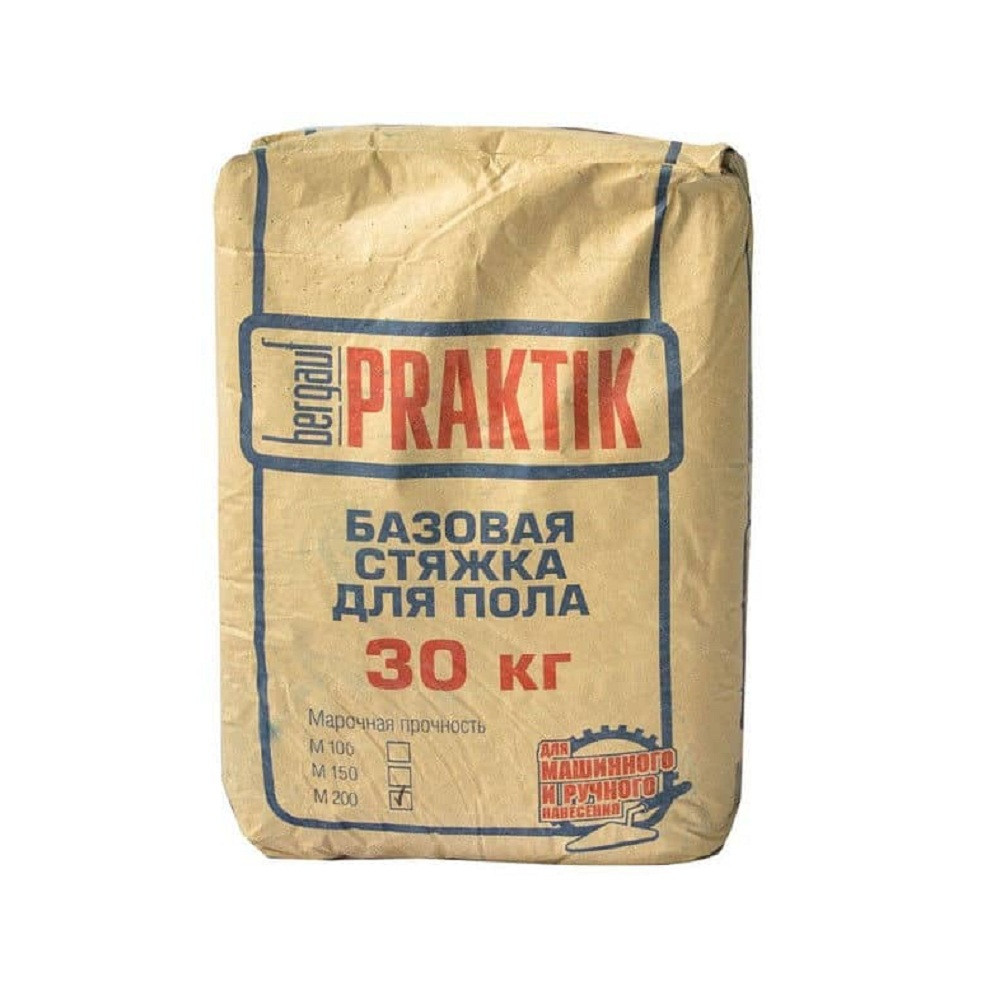 Praktik Базовая стяжка для пола М 200, 30 кг