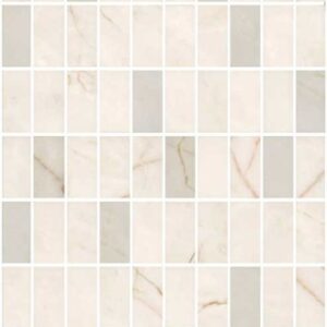 MM12142 Декор Театро беж светлый мозаичный 25x75x9