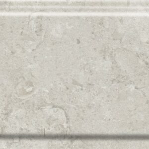 BDA020R Бордюр Карму серый светлый матовый обрезной 30х12 30x12x13