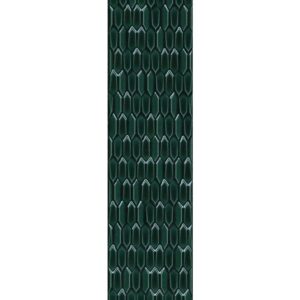 LSB001 Бордюр Левада зеленый темный глянцевый 40х7 40x7,1x9