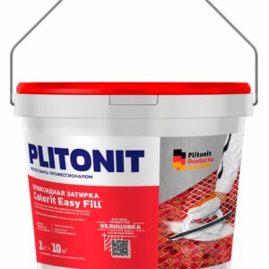 Colorit EasyFill серебристо-серый - 2 кг эпоксидная затирка и реактивный клей для плитки