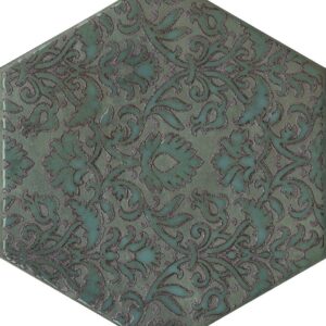 VT/B560/SG23037N Декор Гроссето зелёный 20x23,1x0,7