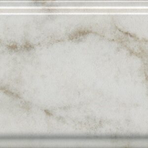 BDA025R Бордюр Серенада белый глянцевый обрезной 30x12x1,3