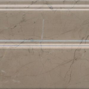 FMA032R Плинтус Серенада бежевый тёмный глянцевый обрезной 30x15x1,7