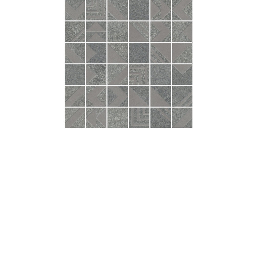 SBM012/DD204220 Декор Про Нордик серый мозаичный 30x30x0,9