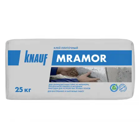 КНАУФ-Мрамор 25 кг Клей плиточный белый КНАУФ-Мрамор